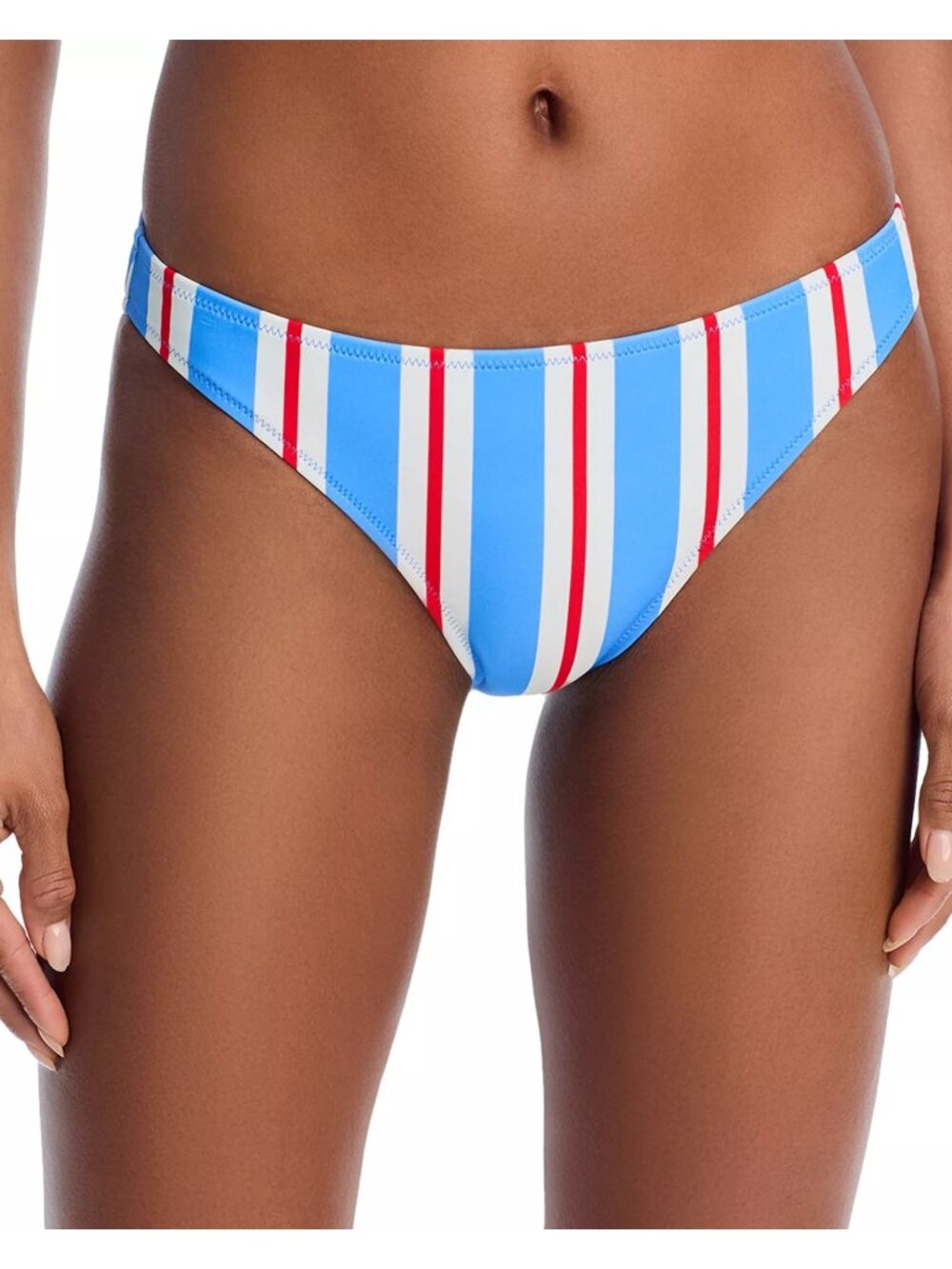 NWT Solid & Striped The Rachel Bikini Bottom American Stripe Size XS
